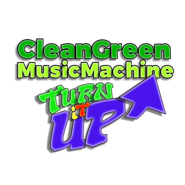clean_green_music_machine_turn_it_up_logo_600x600.jpg